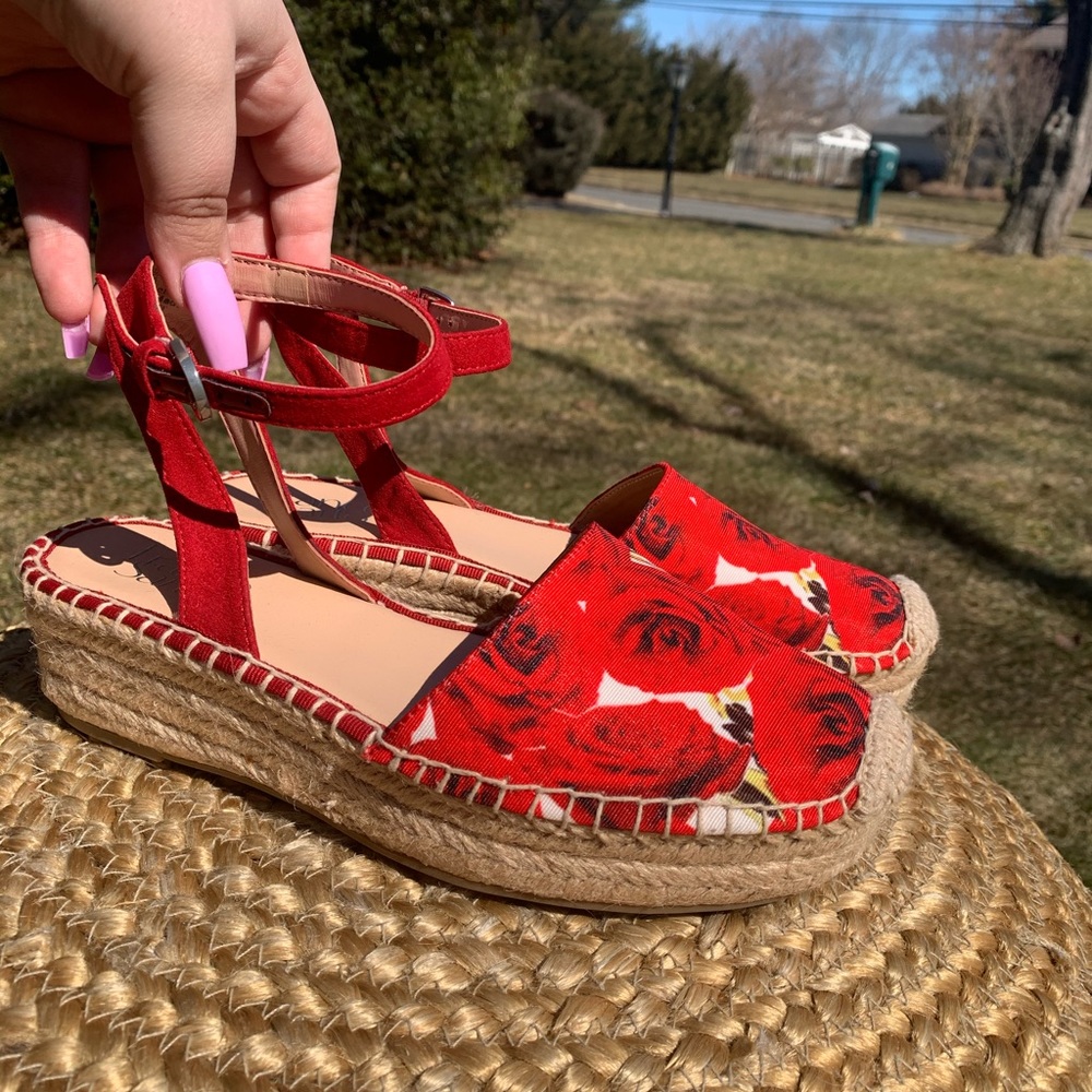 Rose Platform Espadrille Sandal